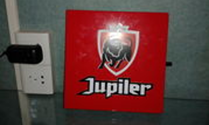 Jupiler LED display indoor